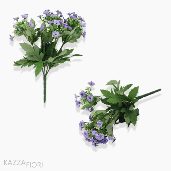 Buquê Mini Flor Artificial - Lilás - Kazza Fiori