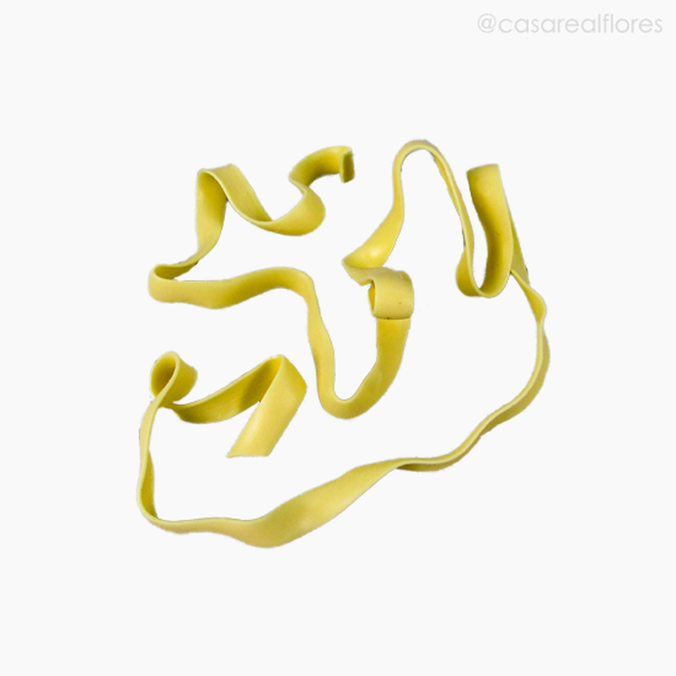 Macarrão Tipo Fettucini Artificial - Amarelo Claro (11406)