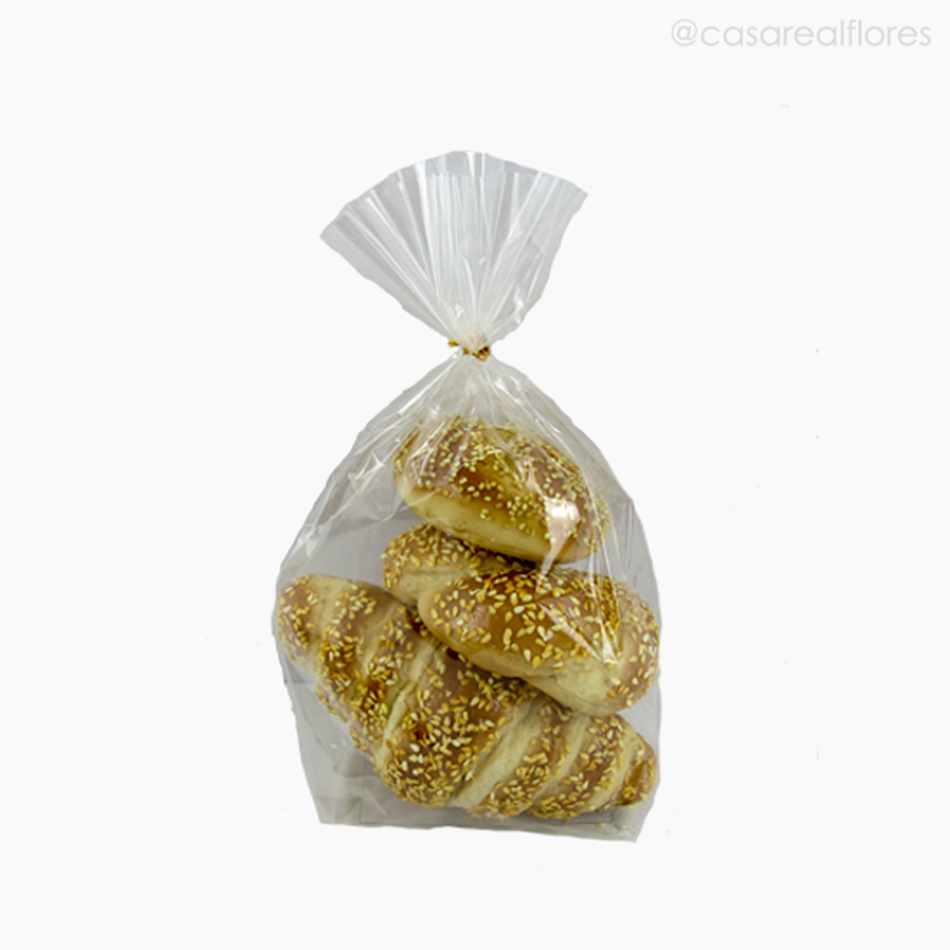 Pães Sortidos Artificiais (Pacote c/3 UNID.) - Marrom Claro (11405)