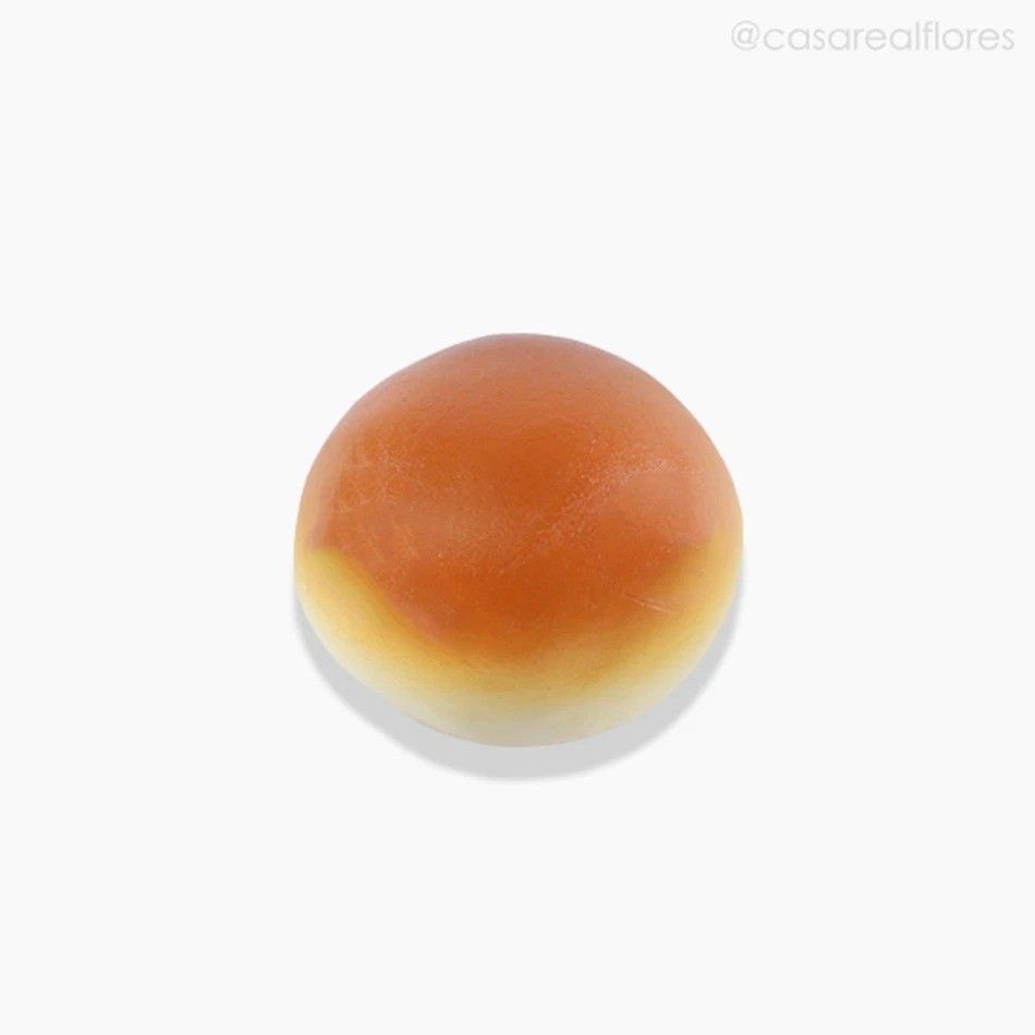 Pão X3 Brioche Artificial (Pacote c/3 UNID.) - Laranja (10178)