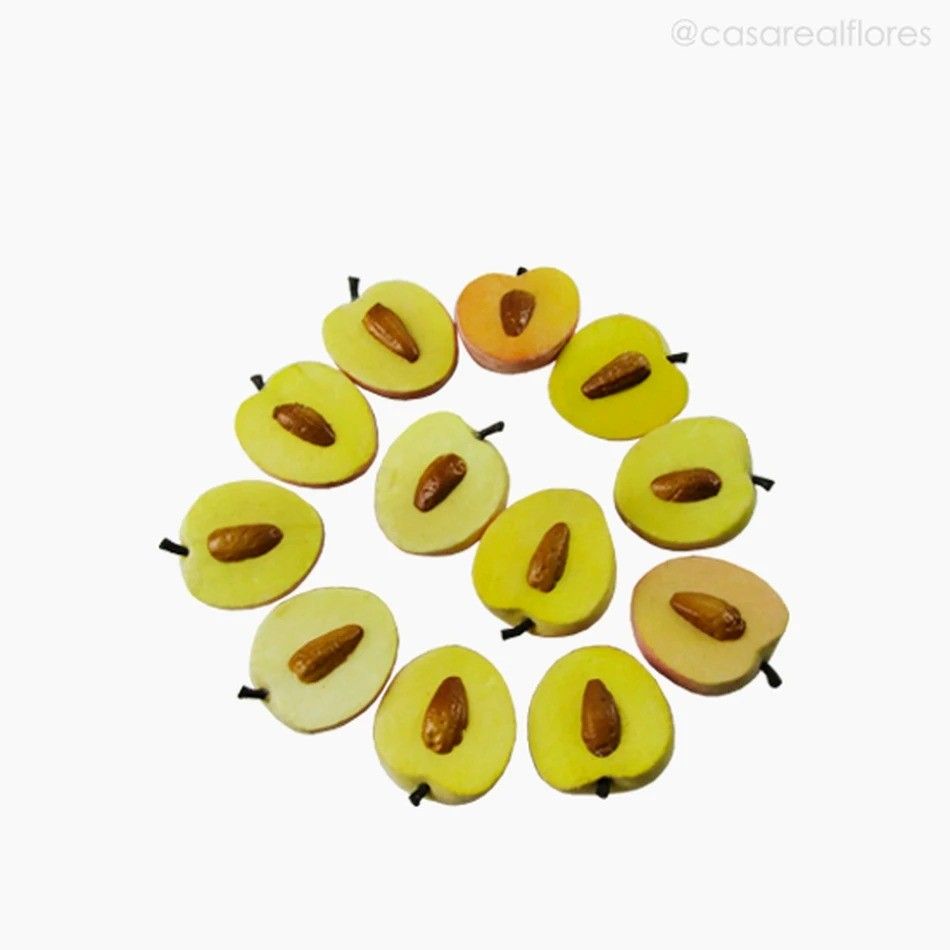 Pêssegos Cortados Artificial - Amarelo (5691)