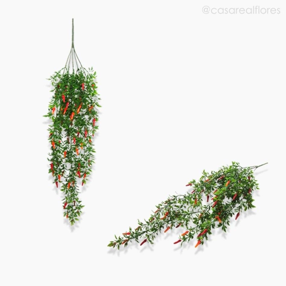 Folhagem Pimenta Pendente Artificial - Verde (10200)