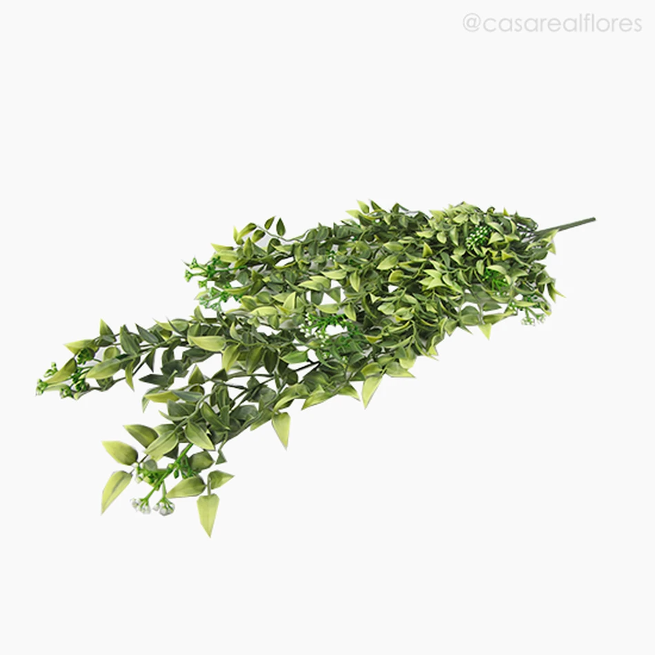 Folhagem Gilbardeira Ruscus Pendente Artificial - Verde (11899)