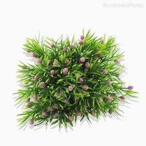 Pick Mini Boxwood c/ Frutinhas e Pó Artificial - Rosa (12638)