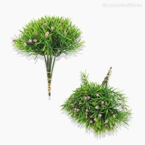 Pick Mini Boxwood c/ Frutinhas e Pó Artificial - Rosa (12638)