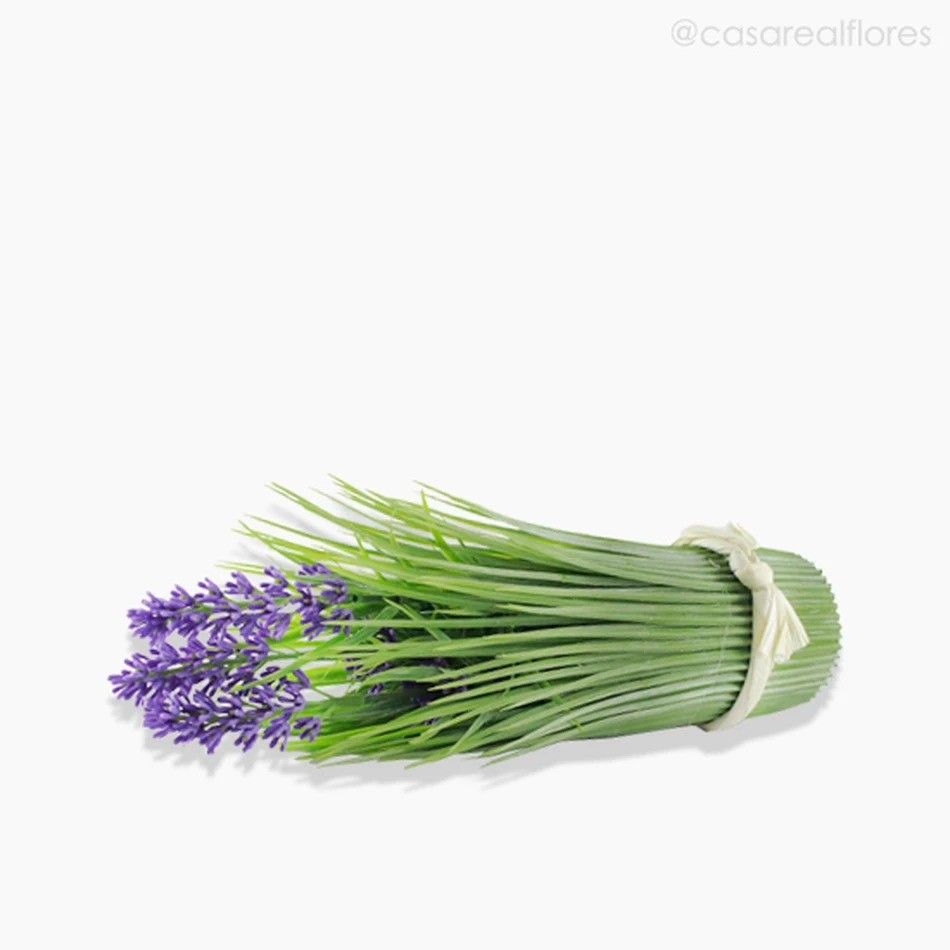 Capim Ornamental c/ Lavanda Artificial - Lilás (12864)
