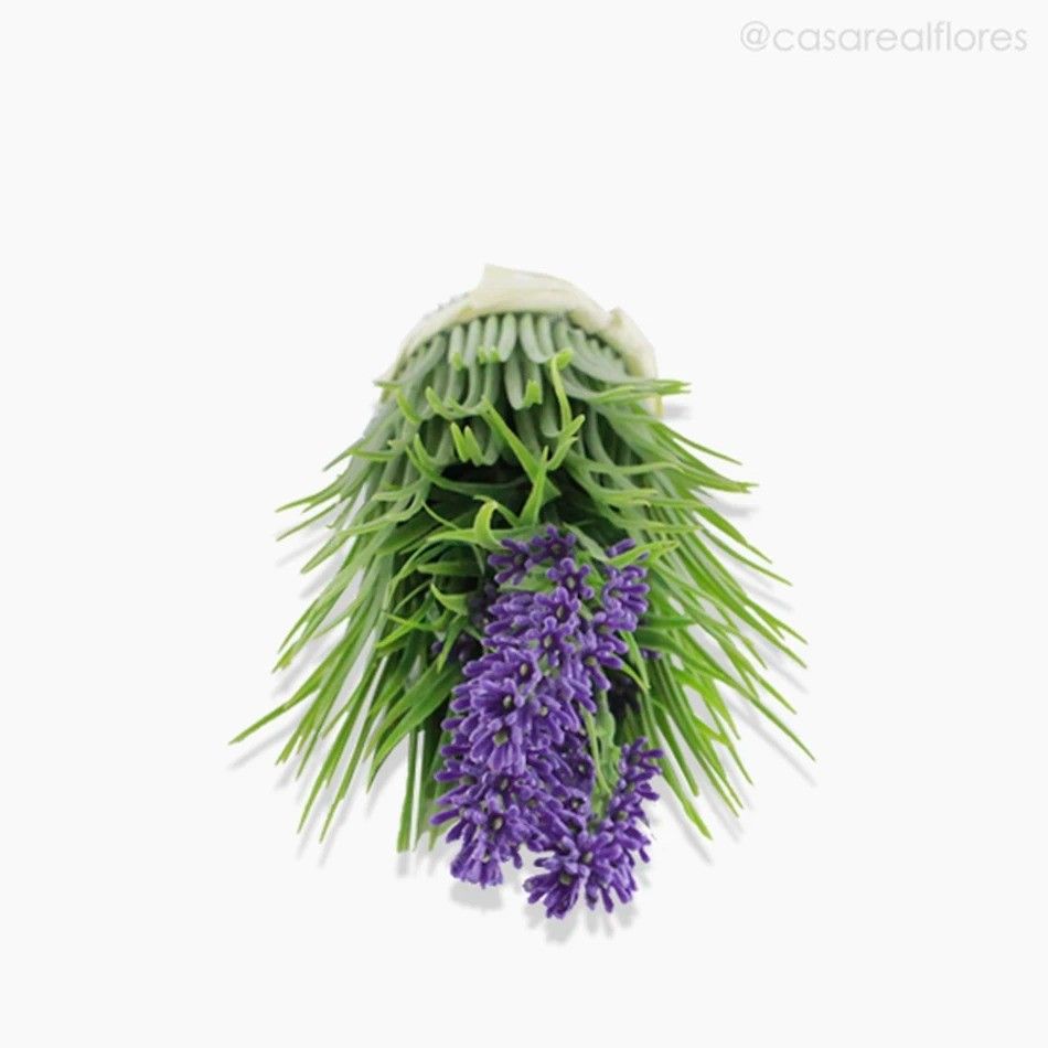 Capim Ornamental c/ Lavanda Artificial - Lilás (12864)