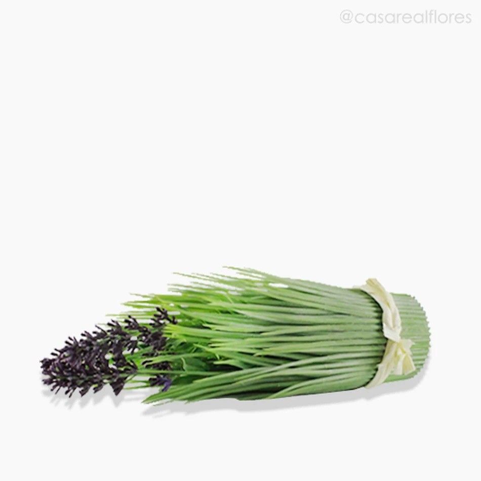 Capim Ornamental c/ Lavanda Artificial - Roxo (12863)