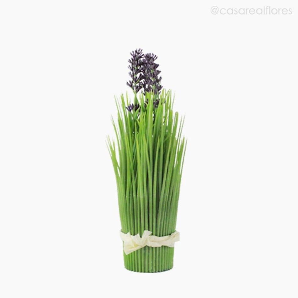 Capim Ornamental c/ Lavanda Artificial - Roxo (12863)