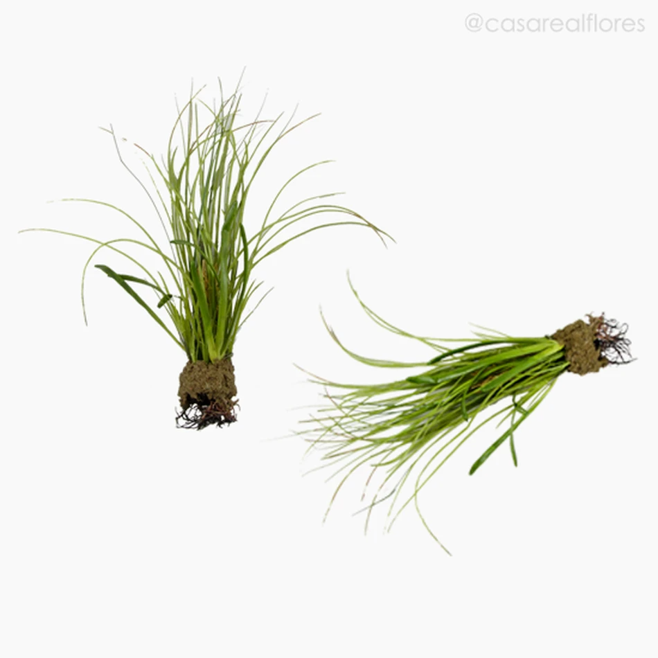 Capim Com Raízes Artificial - Verde (7846)