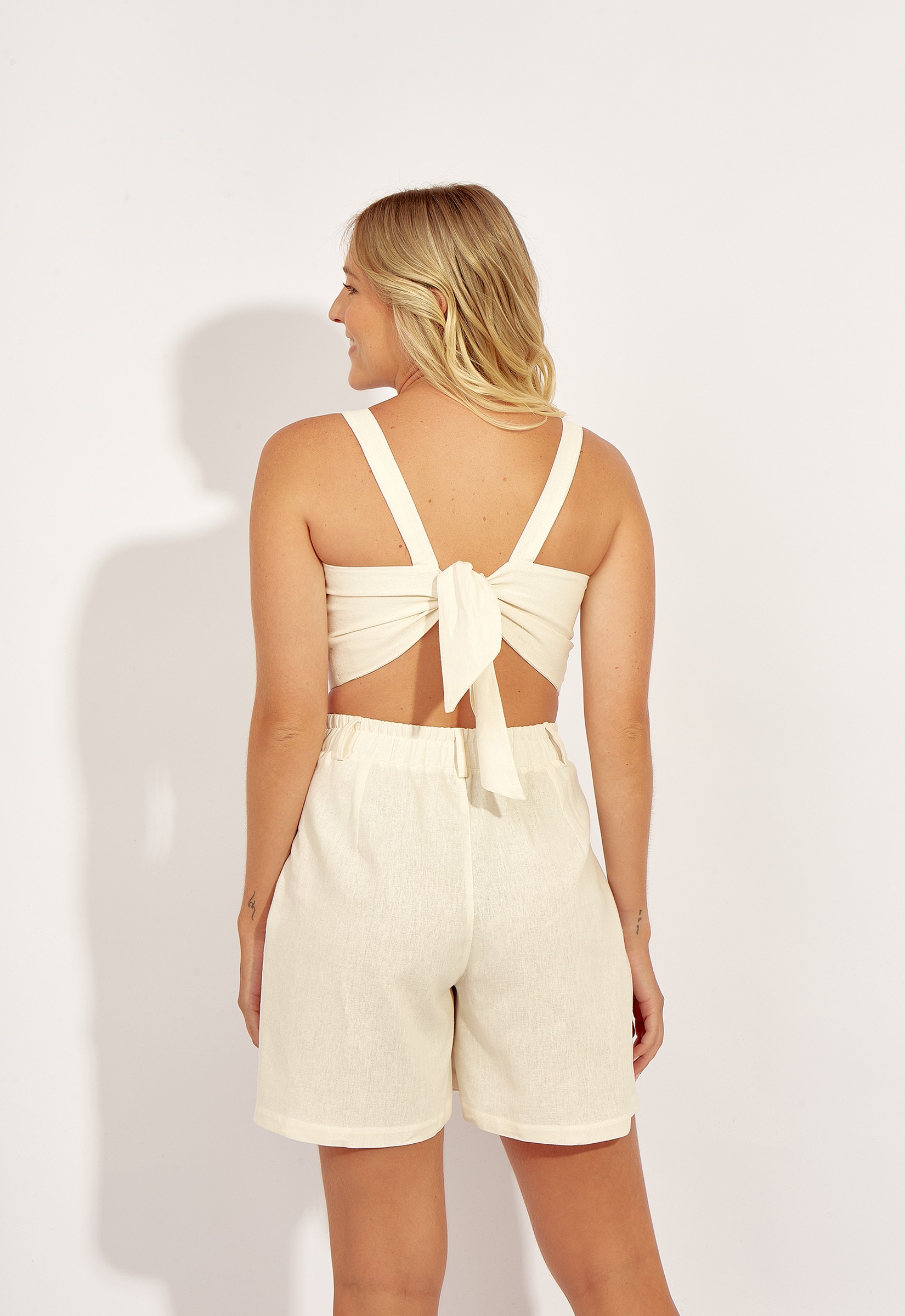 Carmel Eyelet Top- White