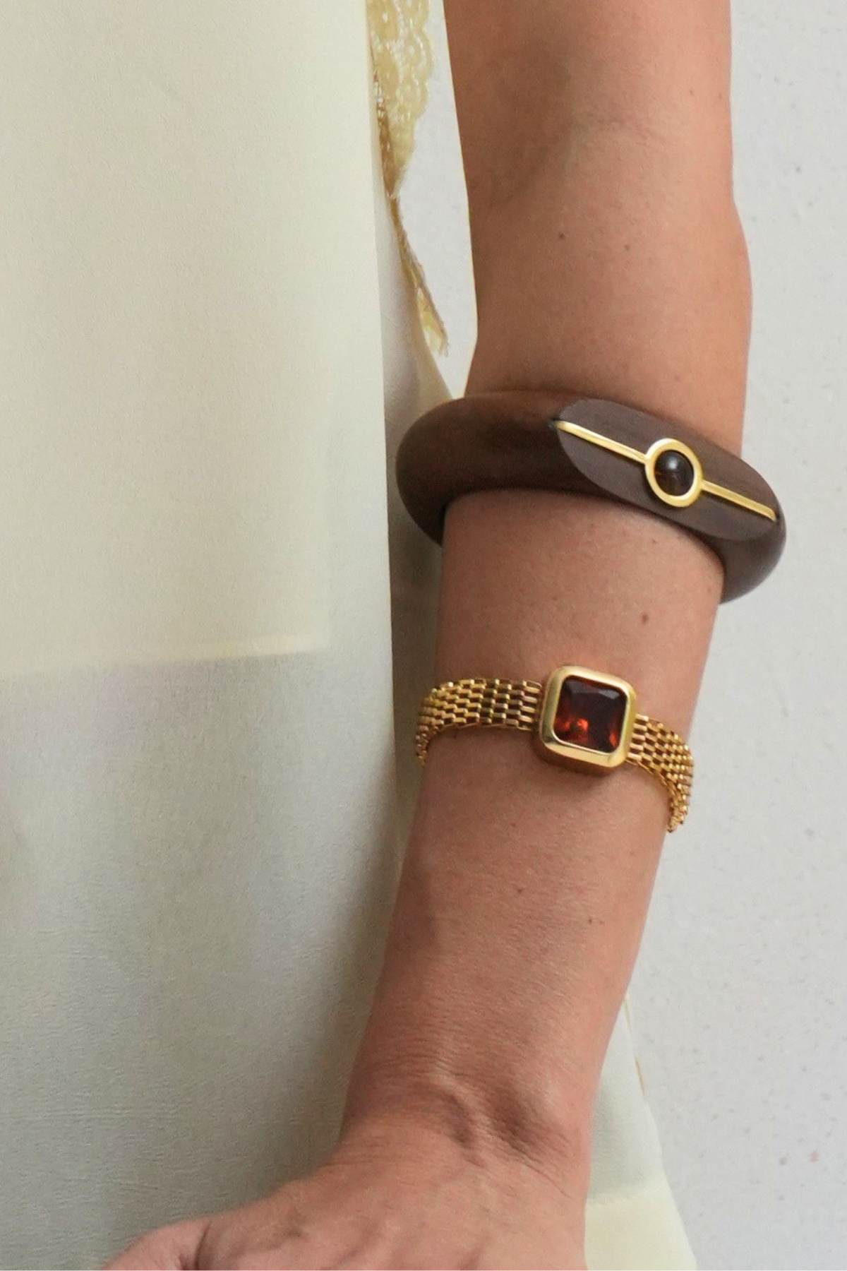 Foto do produto Pulseira Metal Mel Dourado