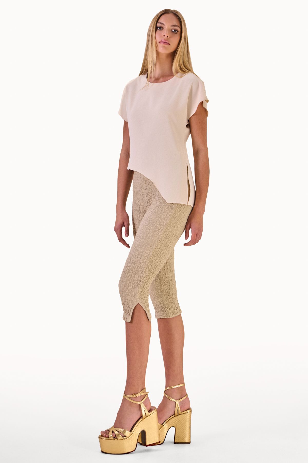 Foto do produto Calça Corsário Brigitte Verde Pistache