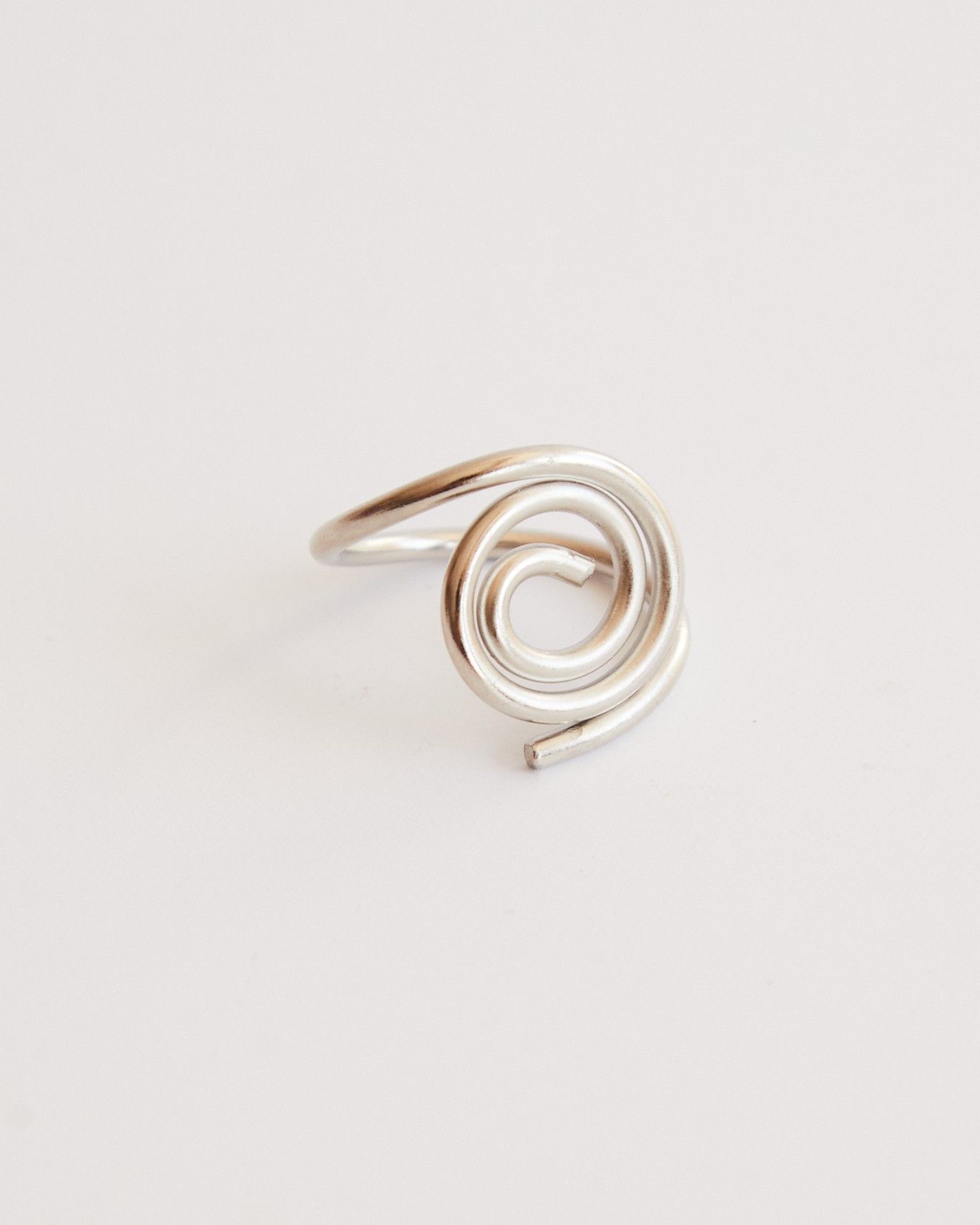 Anel Espiral Prata
