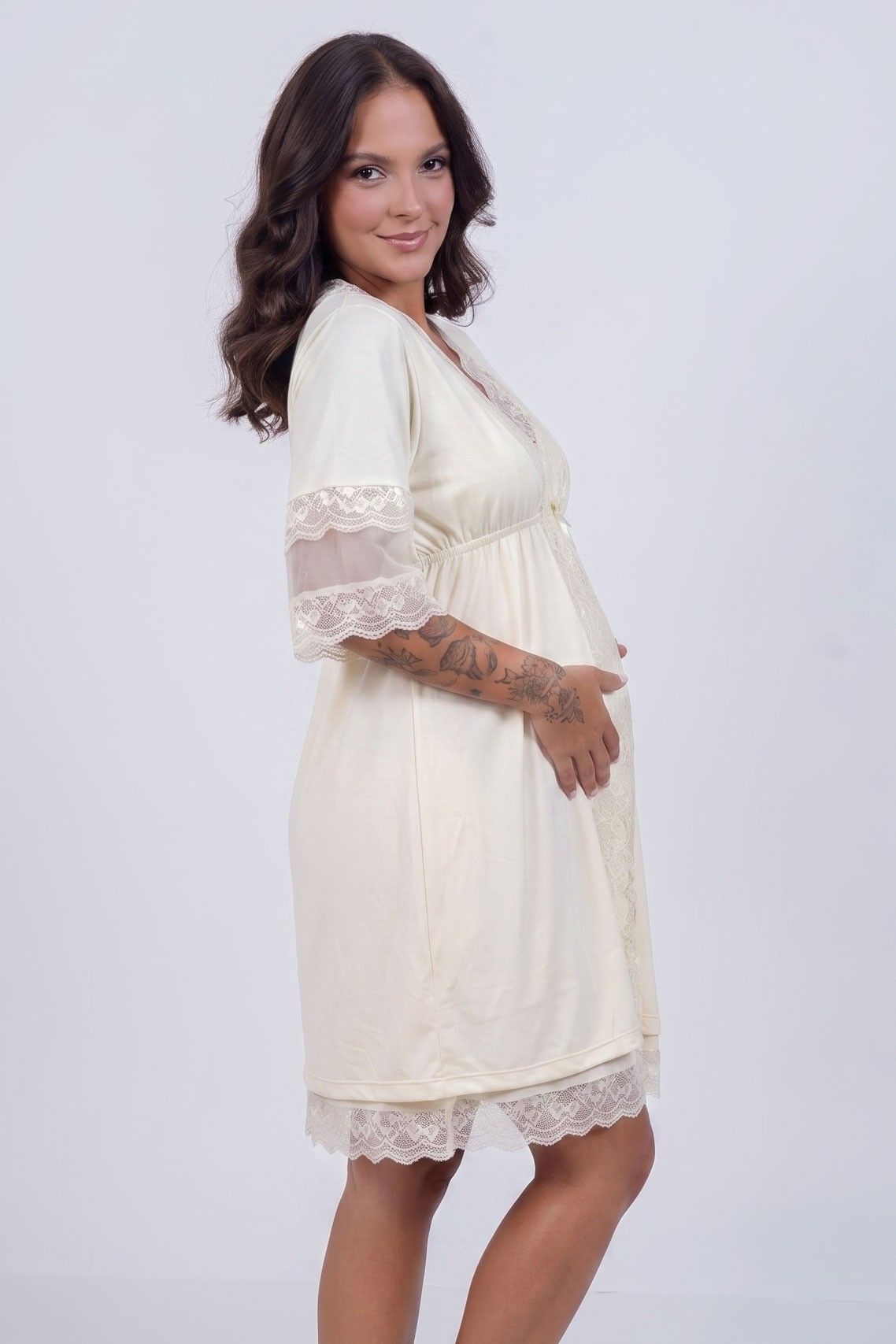 Short Doll Cropped com Renda Mari - Isadora Duncan Lingerie