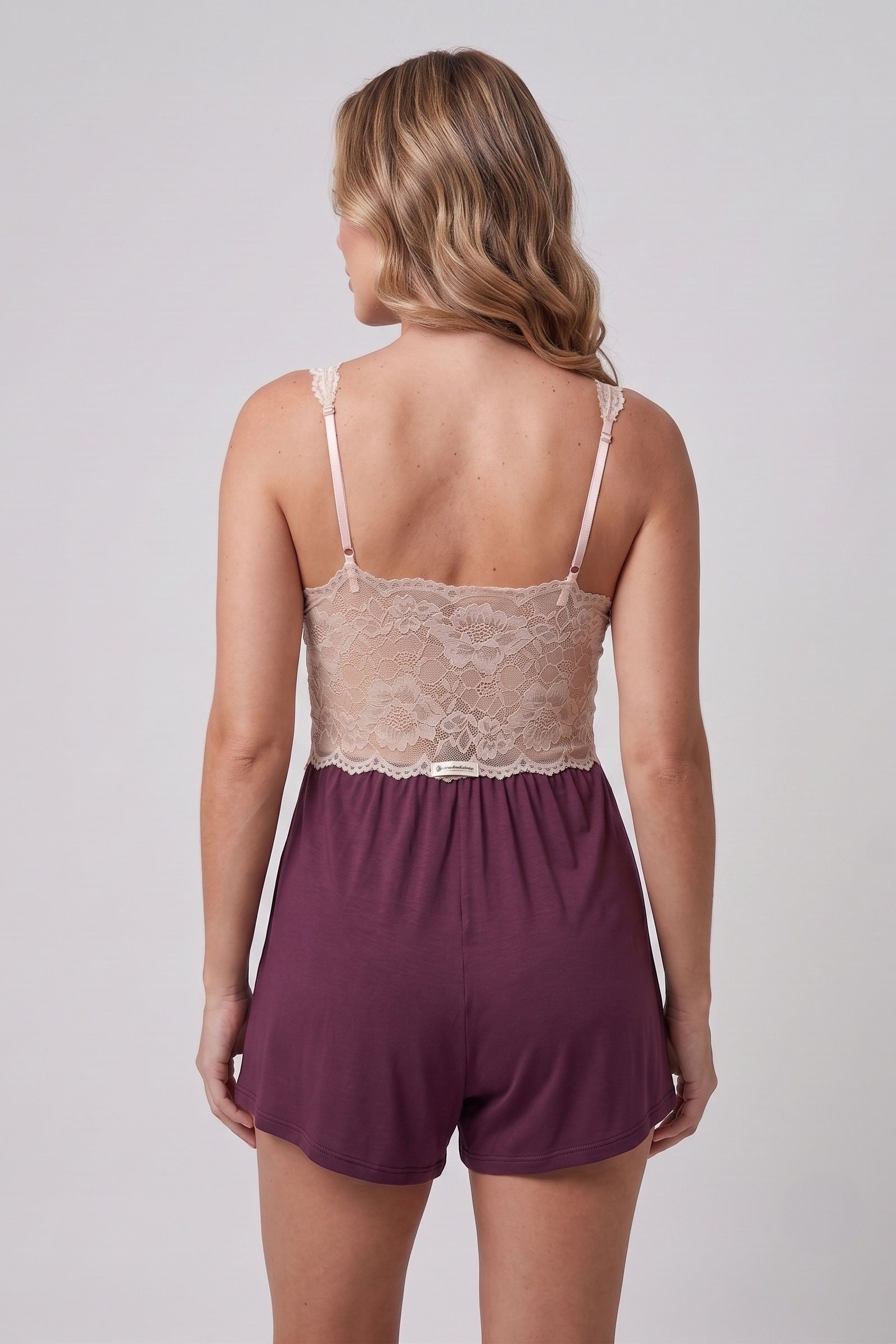 Short Doll Cropped com Renda Mari - Isadora Duncan Lingerie