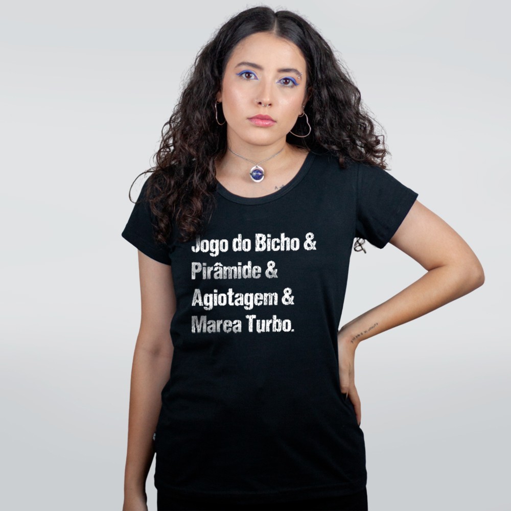 Camiseta Personalizada Marea Turbo Piramide Jogo do Bicho