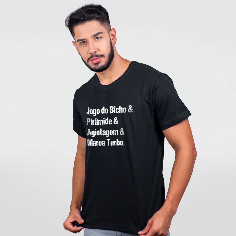 Camiseta Personalizada Marea Turbo Piramide Jogo do Bicho