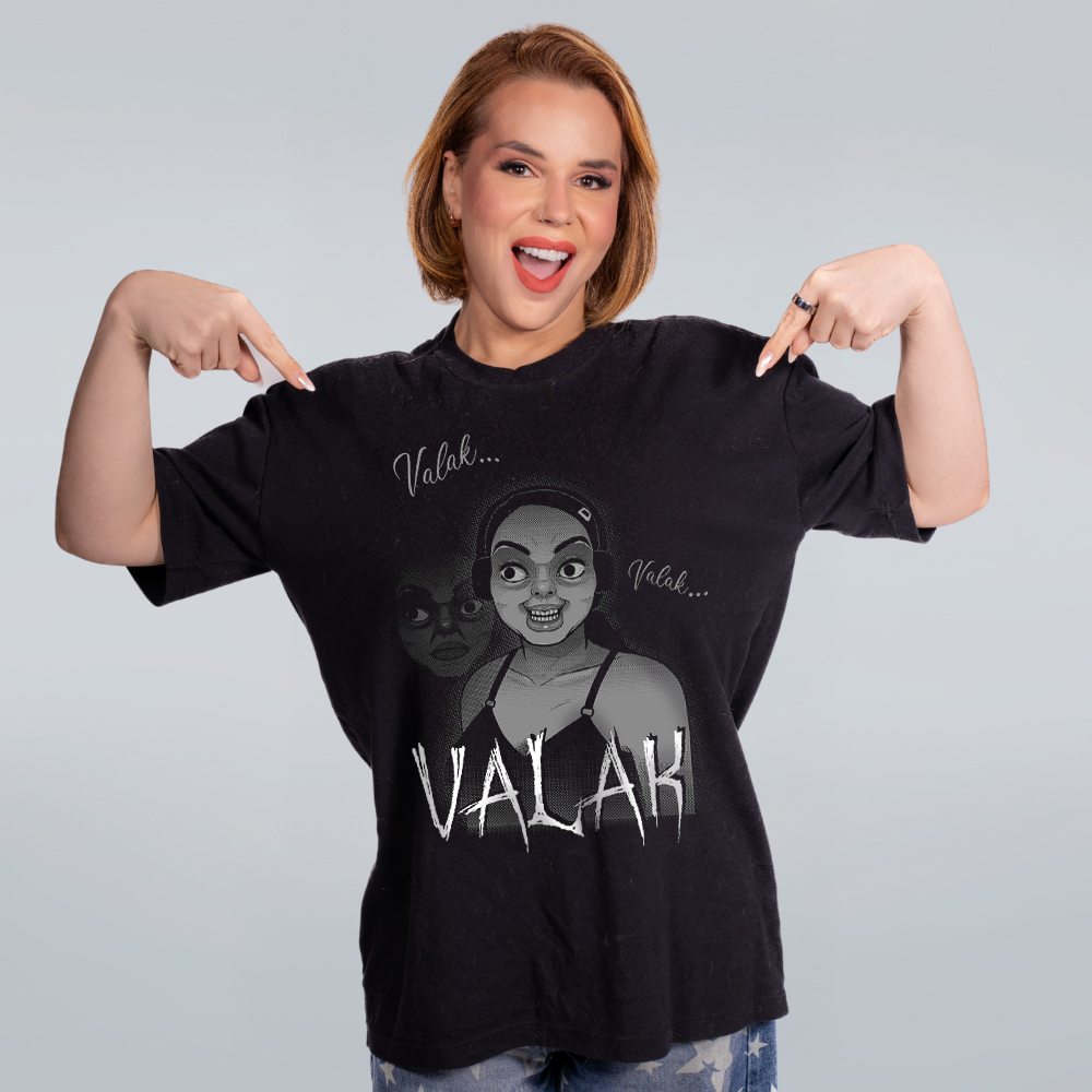 CAMISETA PRETA - VALAK - LOLJA - Atelier do Sicko LTDA