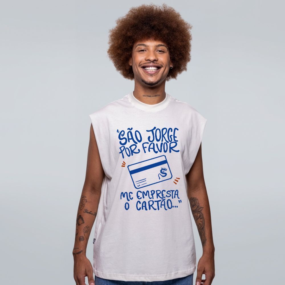 CAMISETA OFF WHITE - CARTÃO - LOLJA - Atelier do Sicko LTDA