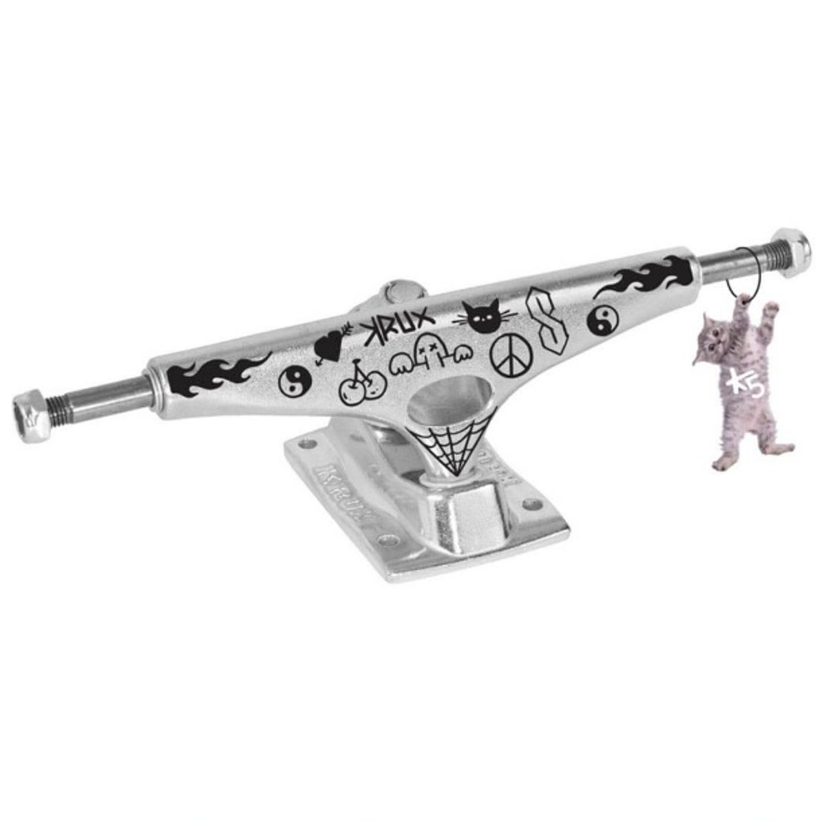 Truck Krux K5 Doodle Standard - Silver 8.25 - Matriz Skate Shop Online