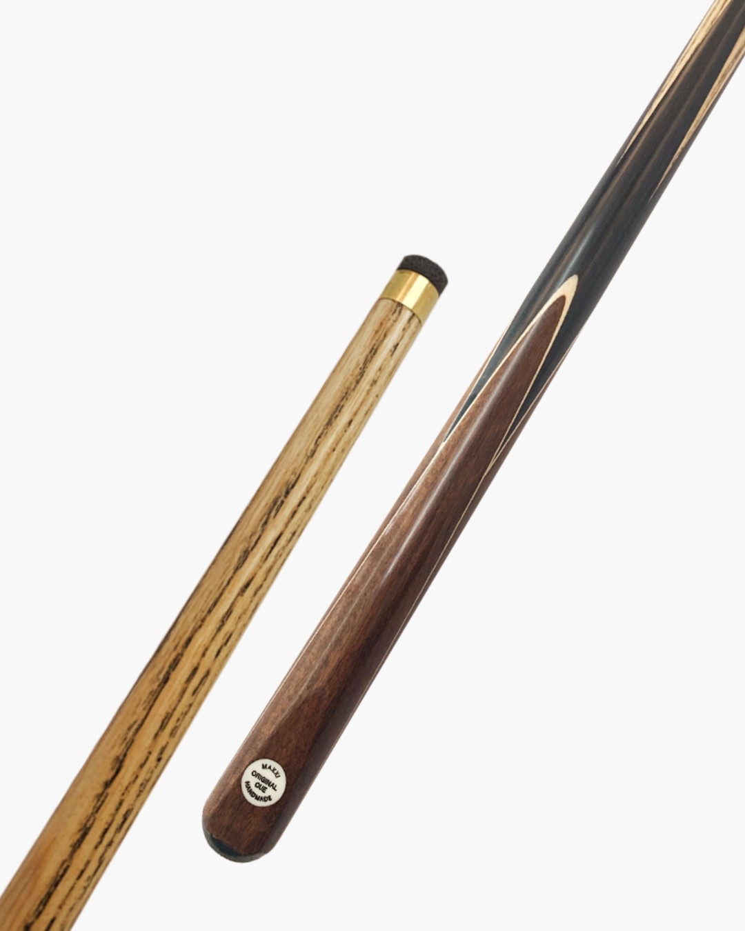 Taco Ash Inteiriço Woods Cue Ultimate Com Ébano