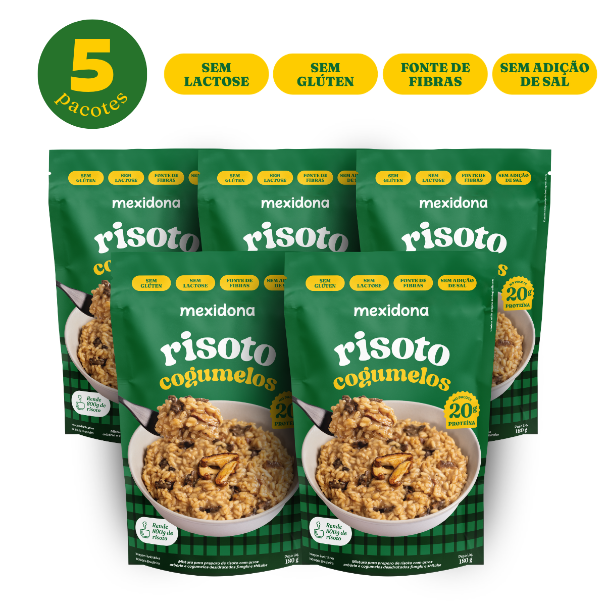 Foto do produto Kit Risoto de Cogumelos | 5un