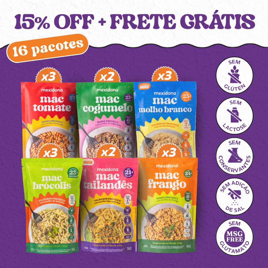 Foto do produto Kit Mac Proteína | 6 sabores