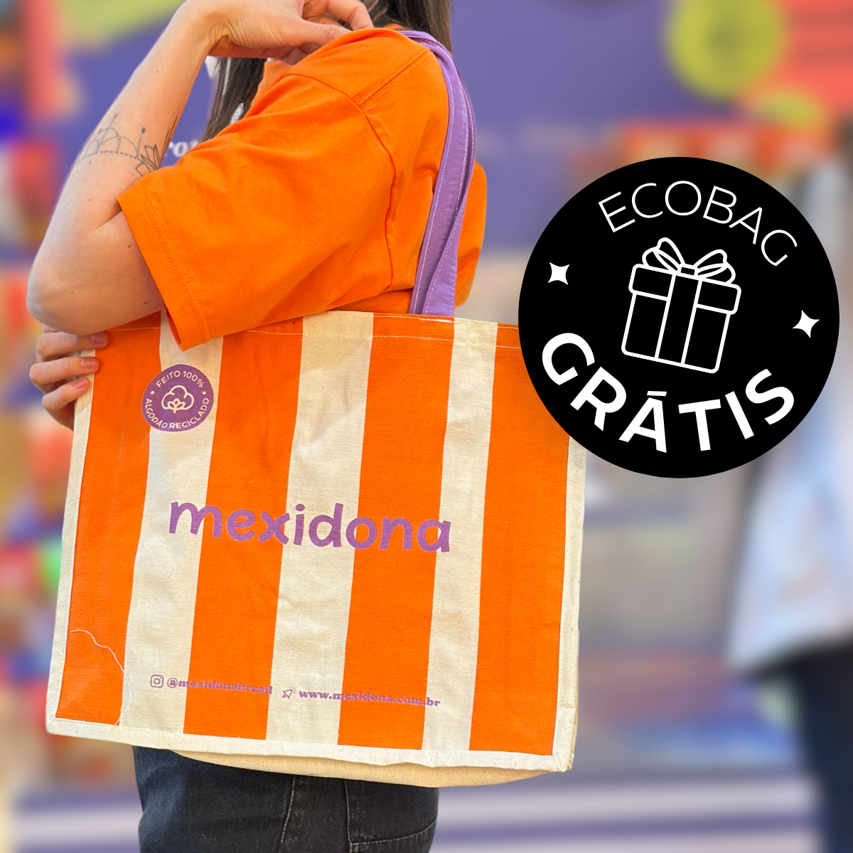 Foto do produto  GRÁTIS -  ECOBAGCOR SORTIDA