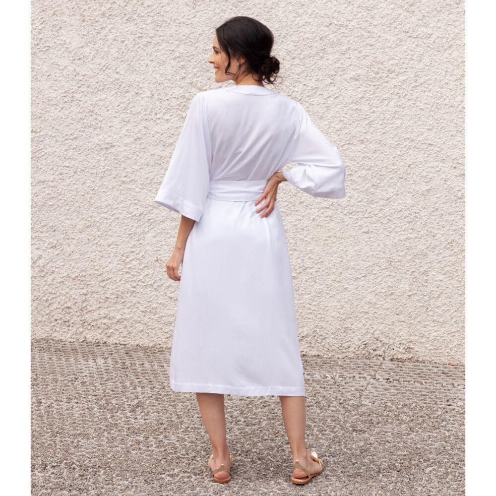 Kimono Longo Branco