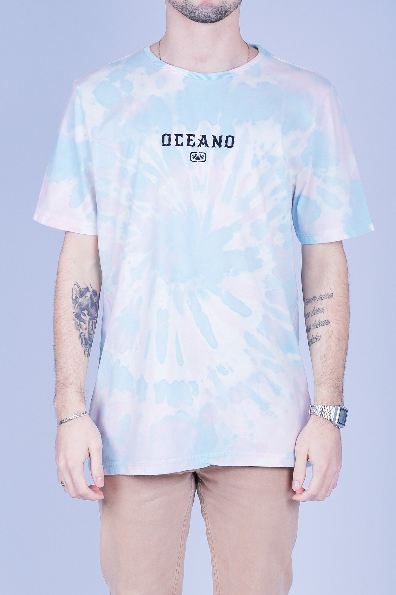 CAMISETA OCEANO TIE DYE CARACOL - Oceano