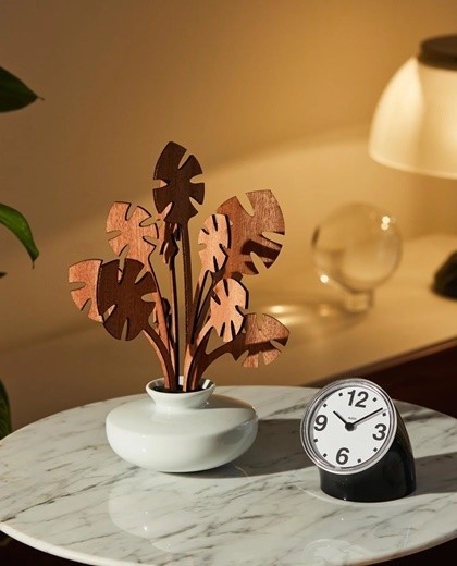Relógio de mesa Cronotime cor Preta | Alessi