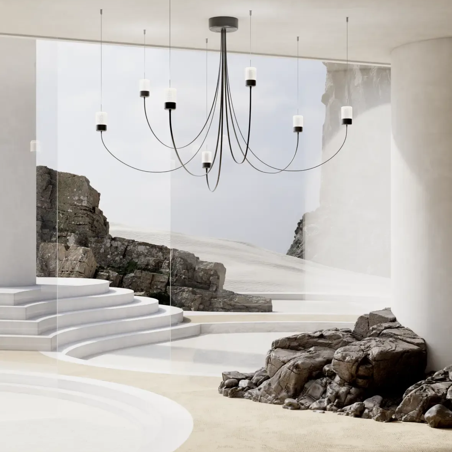 Luminária suspensa Gravity Chandelier Model 5 | Moooi