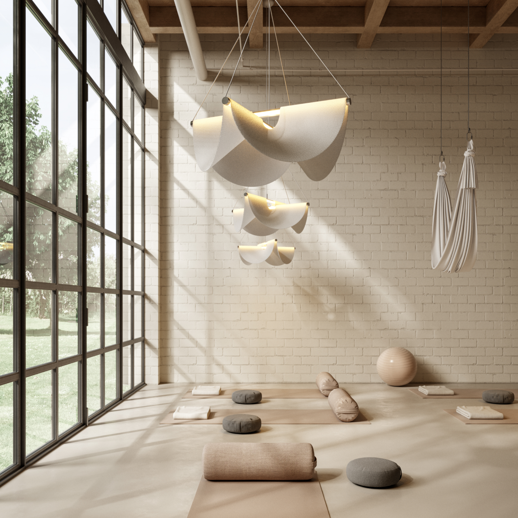 Luminária suspensa Drape Light 78 | Moooi 