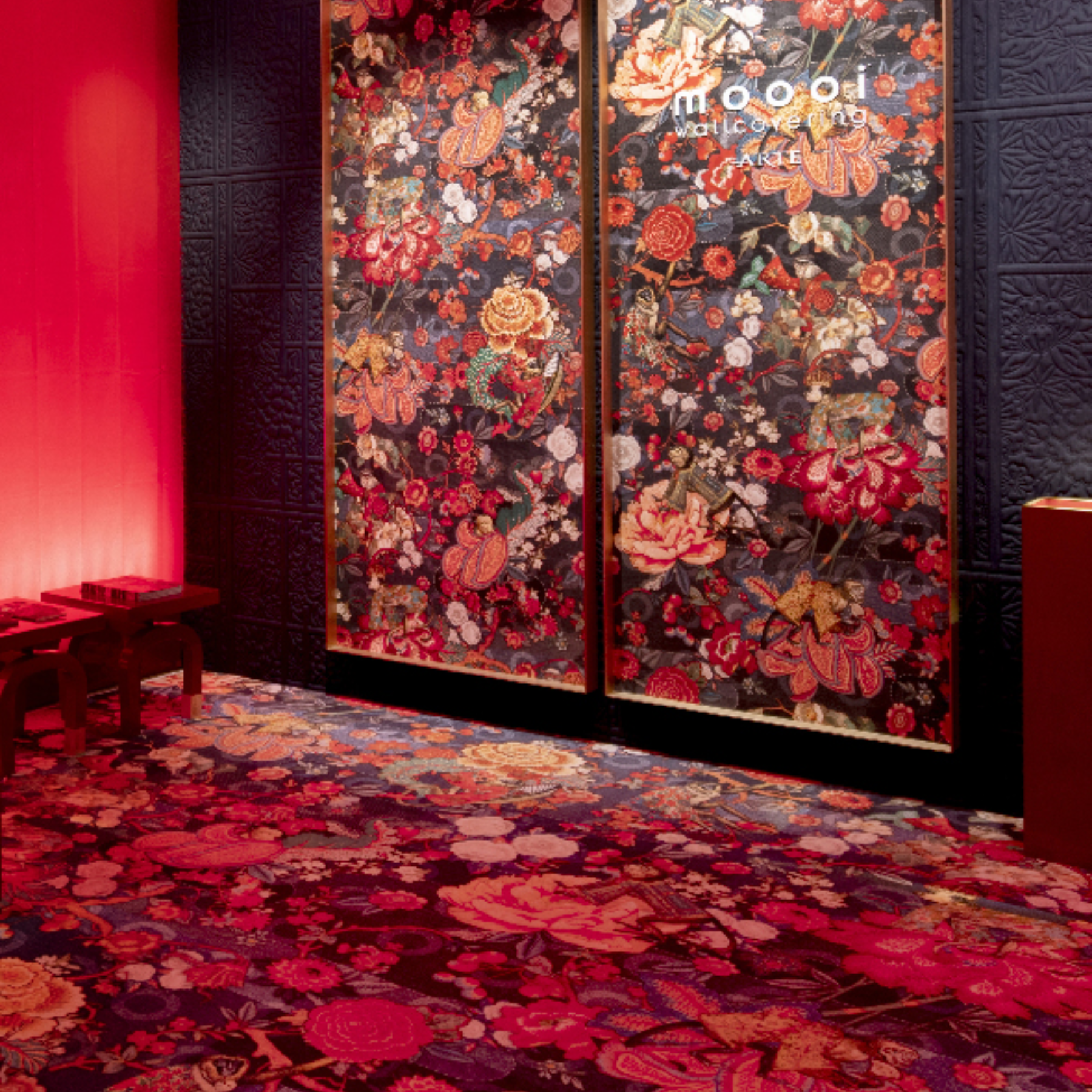 Tapete Rendezvous Tokyo Blue Indigo | Moooi Carpets