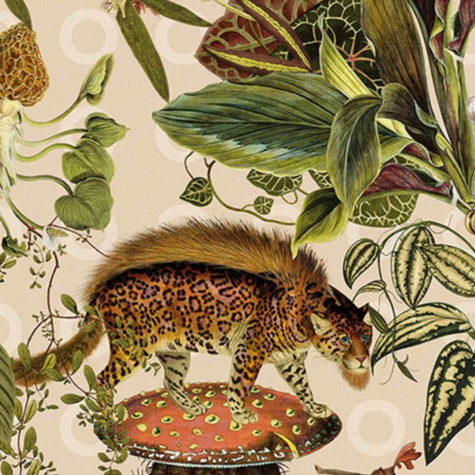 Tapete Menagerie Of Extinct Animals | Moooi 