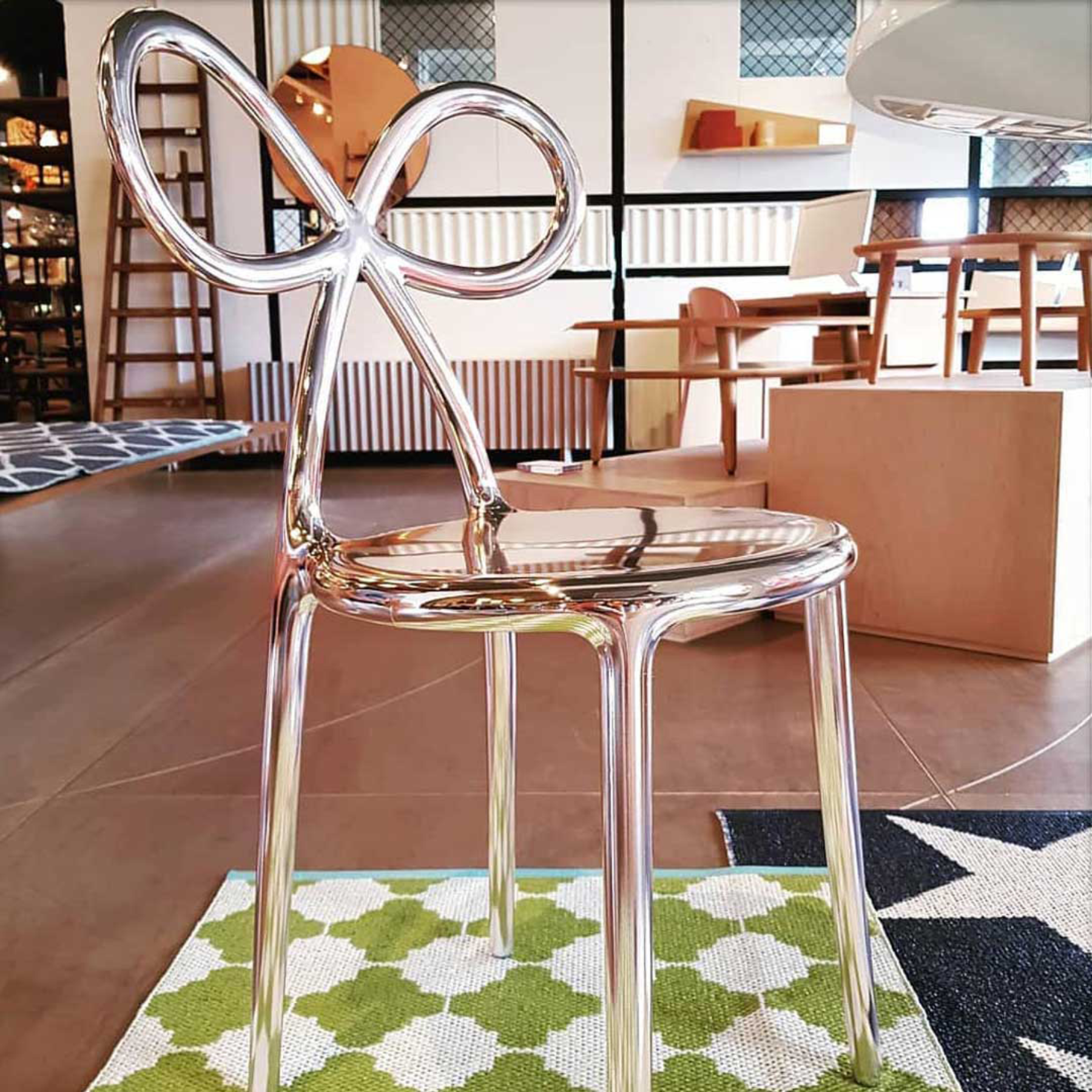 Cadeira Ribbon  Metal | Qeeboo