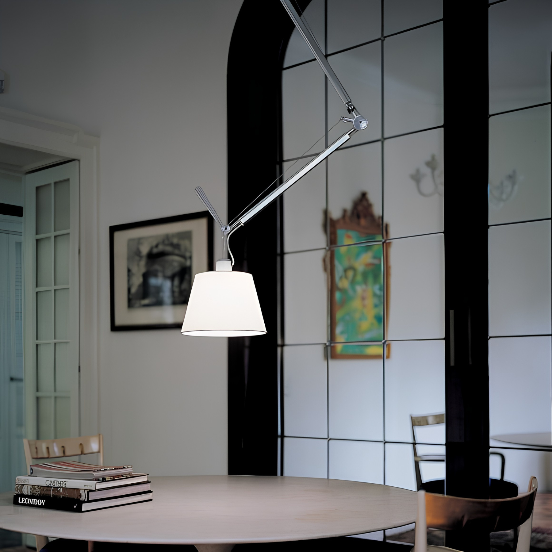 Luminária Tolomeo Sospensione 32Ø cúp. Pergaminho | Artemide