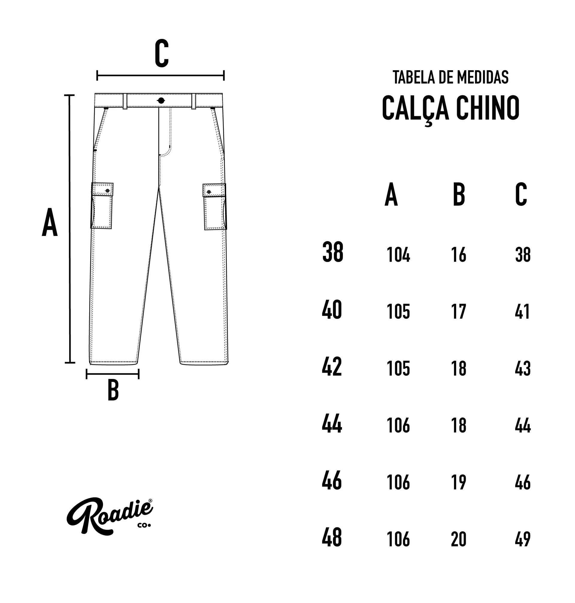 Tabela de Medidas