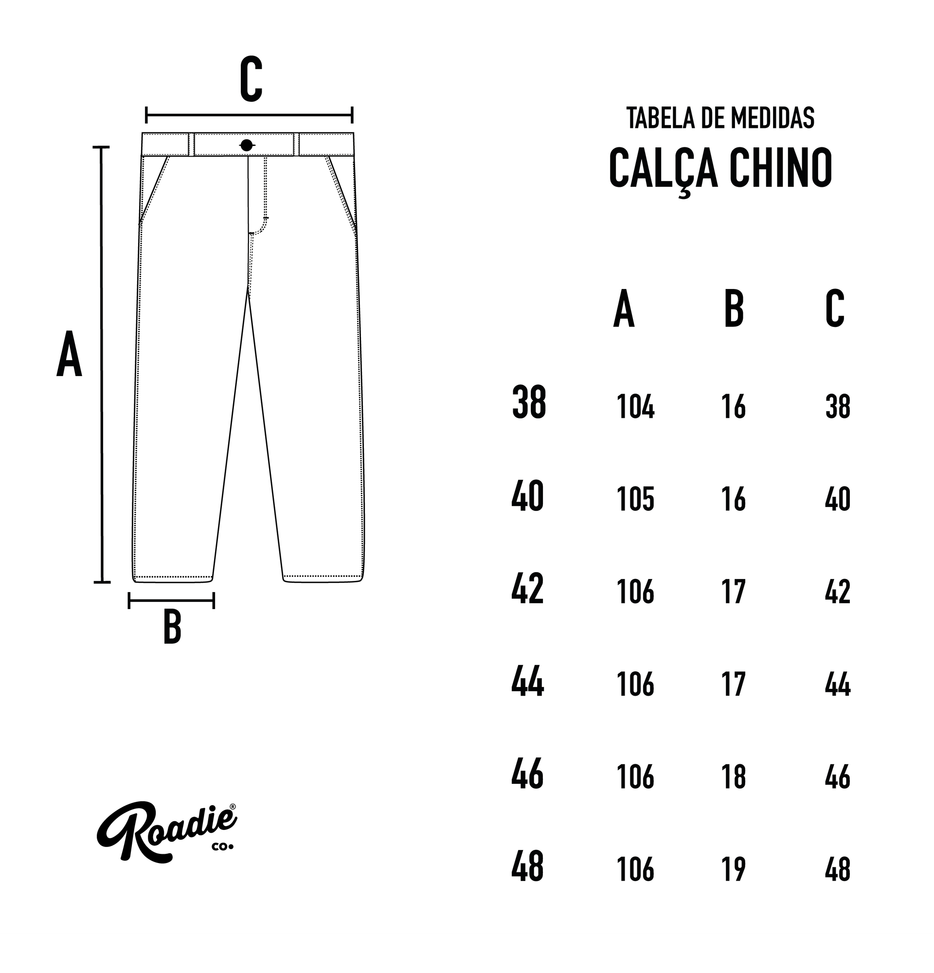 Tabela de Medidas
