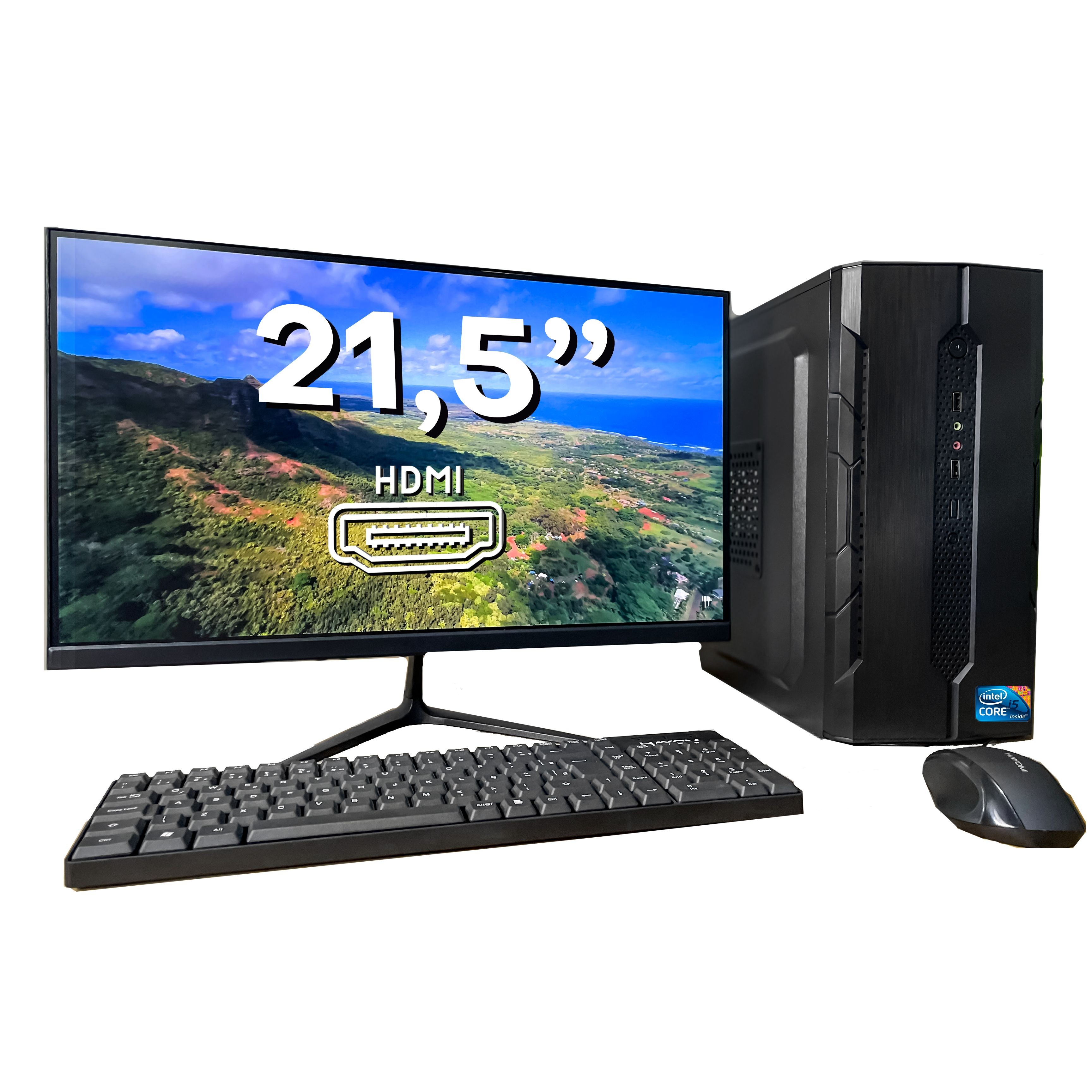 Computador Gamer Completo I5 3.2 GHZ HD 500 GB 8GB RAM Monitor 19