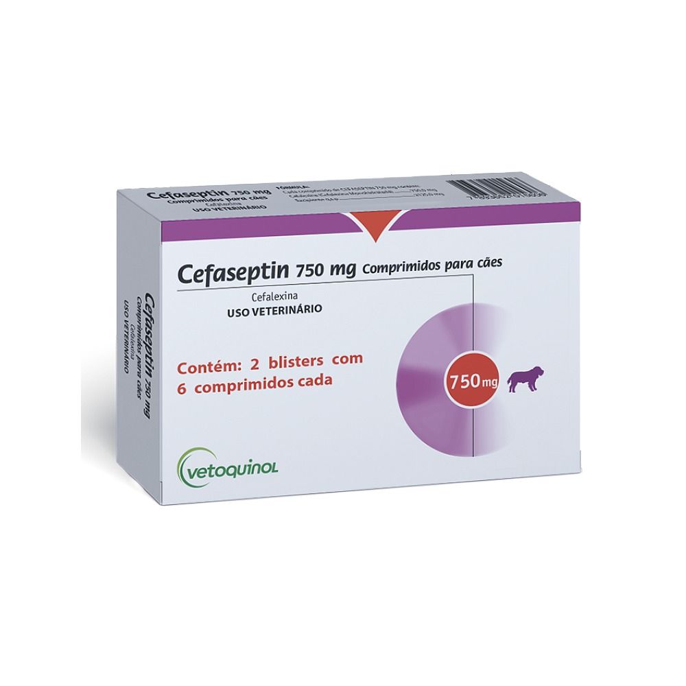 Cefaseptin 750 mg 12 comprimidos - Vetoquinol