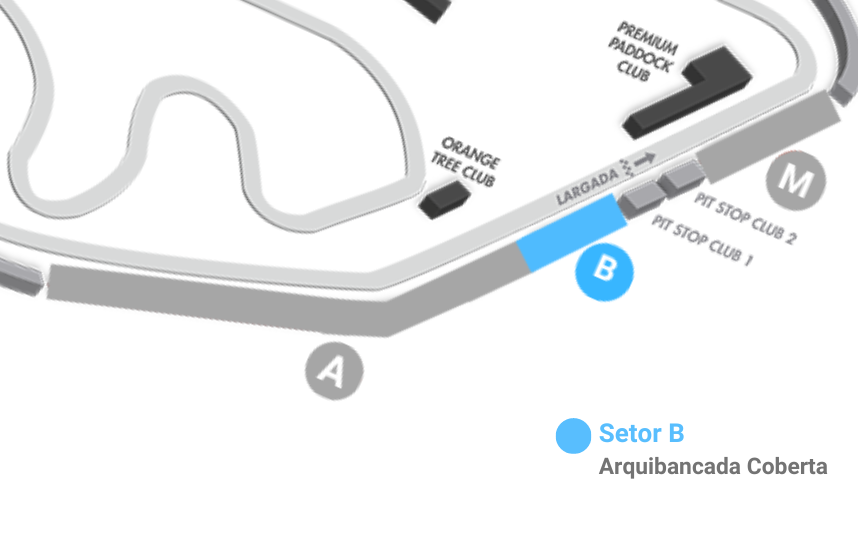 ETAPA 9 - ARQUIBANCADA B SÁBADO (18/11) - Porsche Cup Brasil