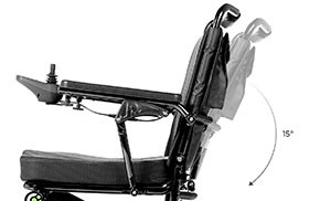 Cadeira de rodas — reclinio 