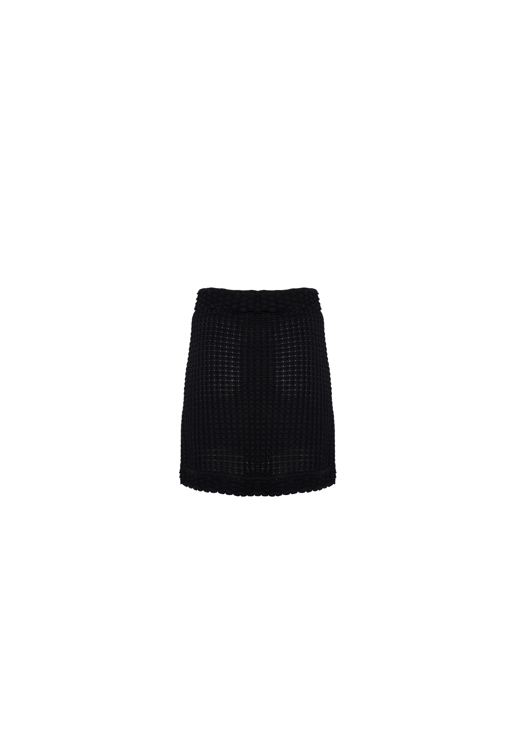 Saia Anita Tricot Mini - Preto