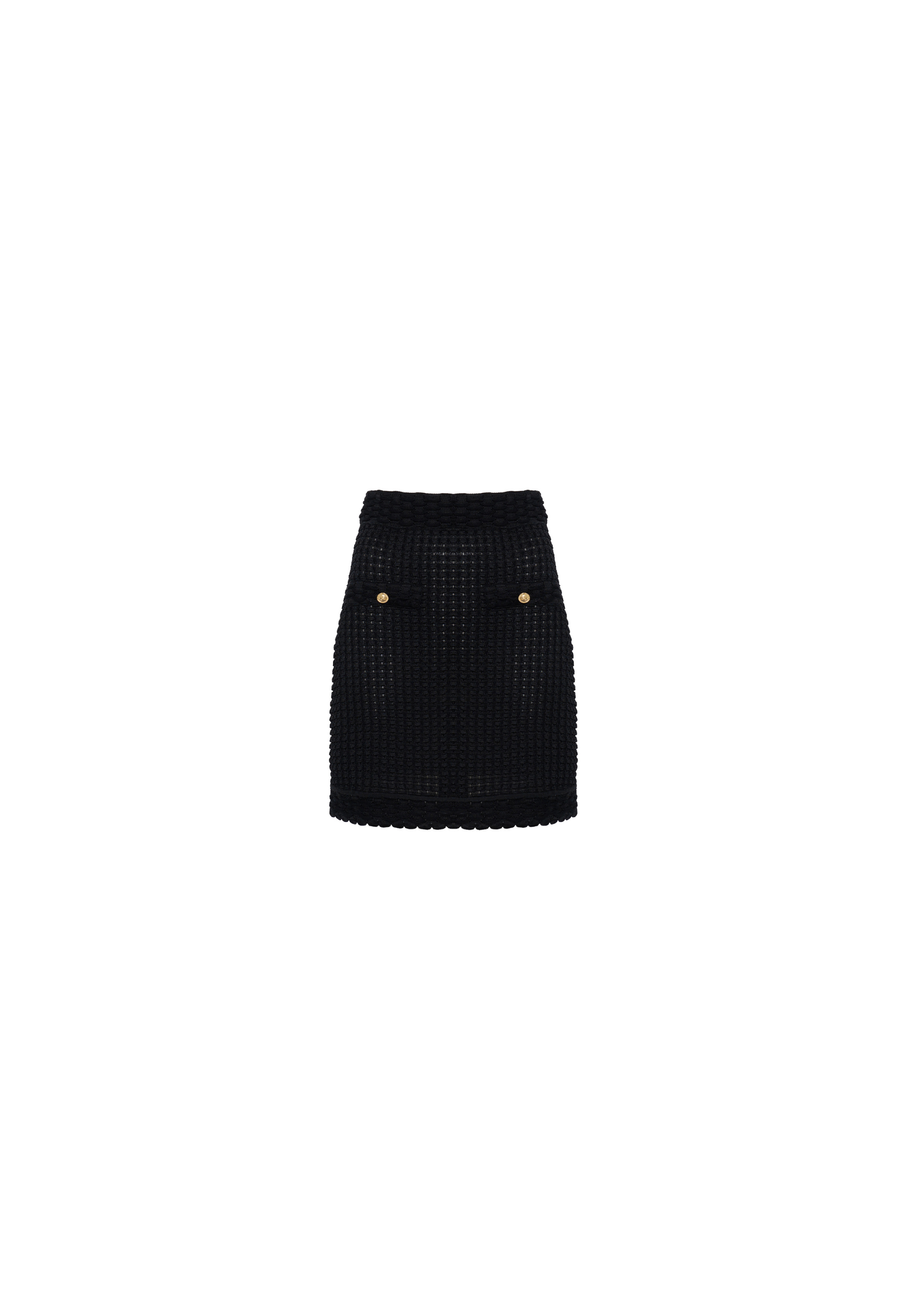 Saia Anita Tricot Mini - Preto