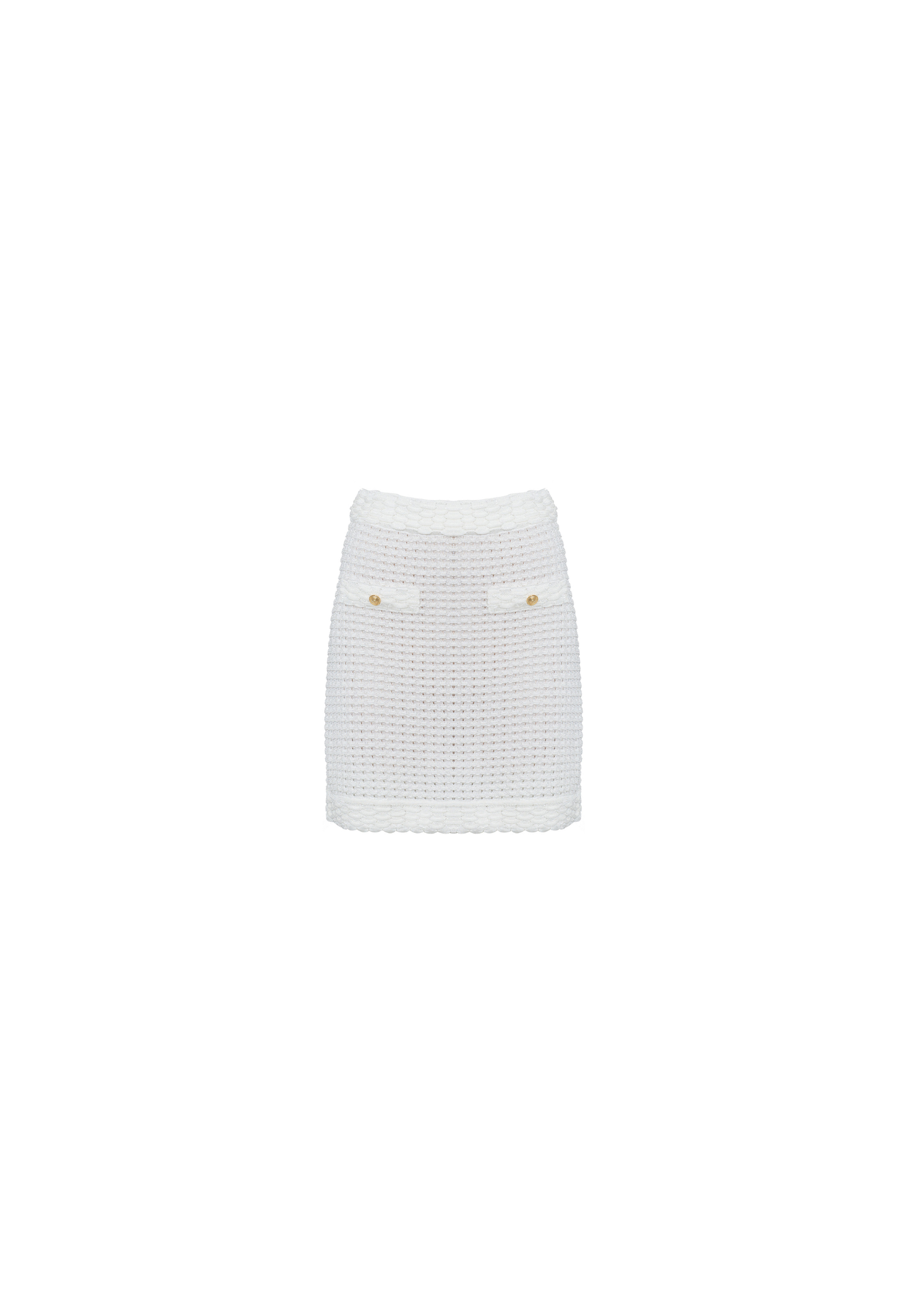 Saia Anita Tricot Mini - Off White