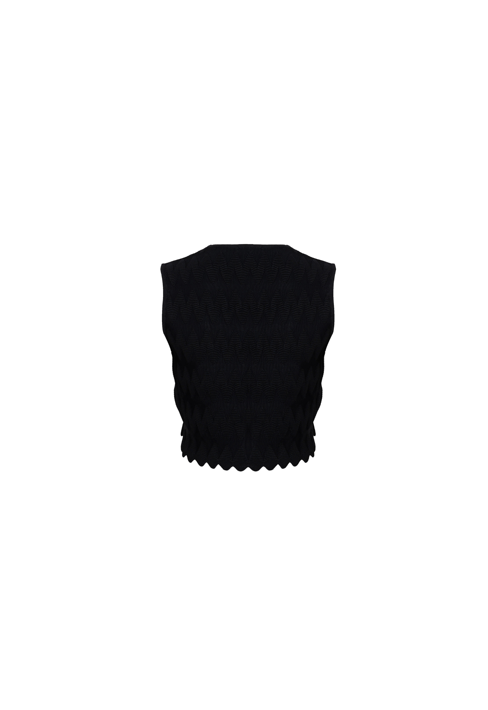 Colete Mariana Tricot - Preto