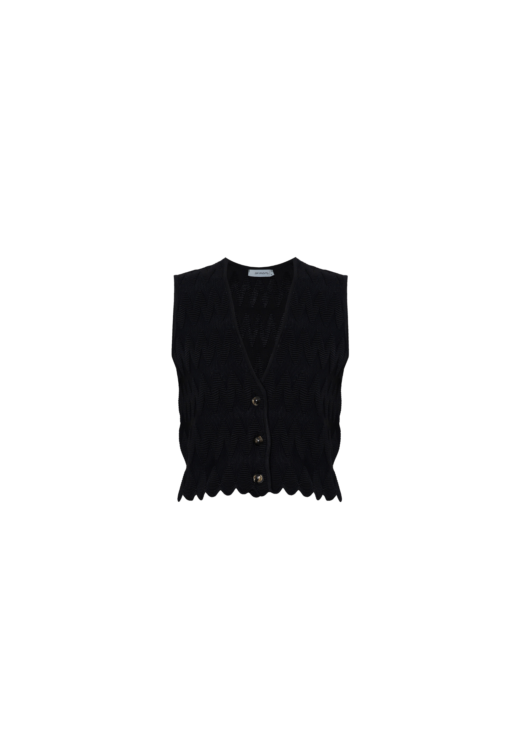 Colete Mariana Tricot - Preto