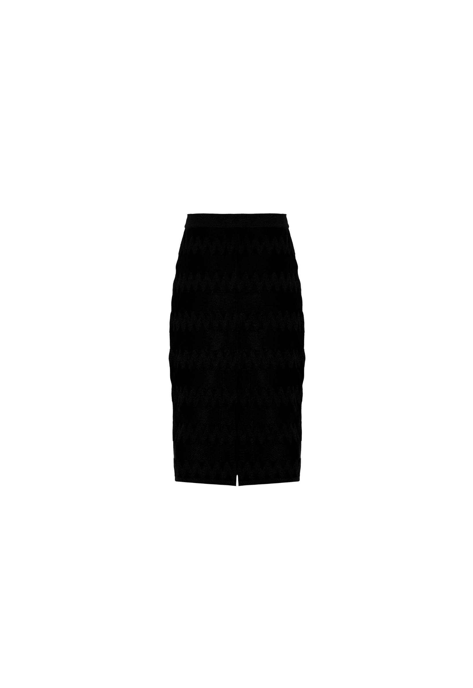 Saia Bertha Tricot - Preto 